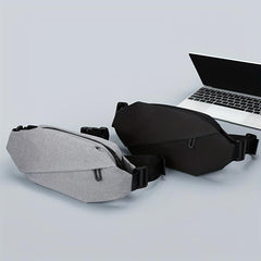 Men's Waterproof Chest Bag Diagonal Zipper Backpack