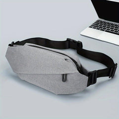 Men's Waterproof Chest Bag Diagonal Zipper Backpack
