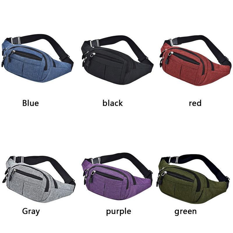Canvas Waist Bag Casual Fanny Pack Large Phone Pouch