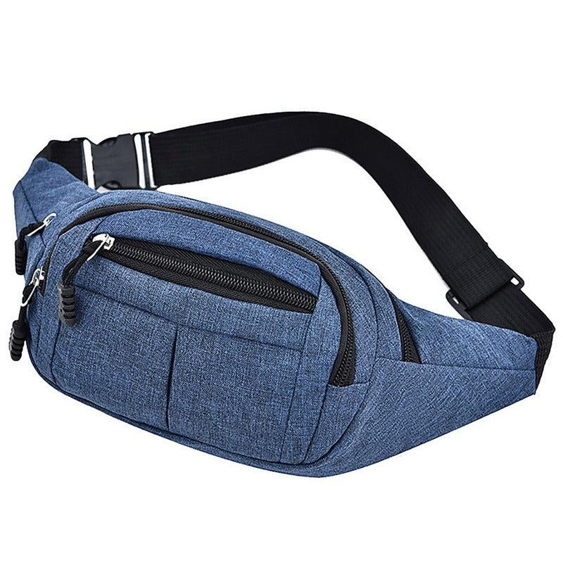 Canvas Waist Bag Casual Fanny Pack Large Phone Pouch