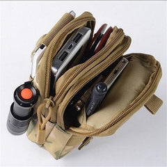 Men's Tactical Belt Fanny Pack Waist Pouch Outdoor Sports Bag
