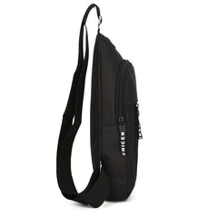 Men's Canvas Chest Bag Large Capacity Multifunctional Chest Bag