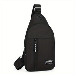 Men's Canvas Chest Bag Large Capacity Multifunctional Chest Bag