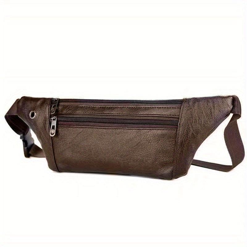 Men Waist Pouch Crossbody Chest Pack Water Resistant Outdoor Sports Travel