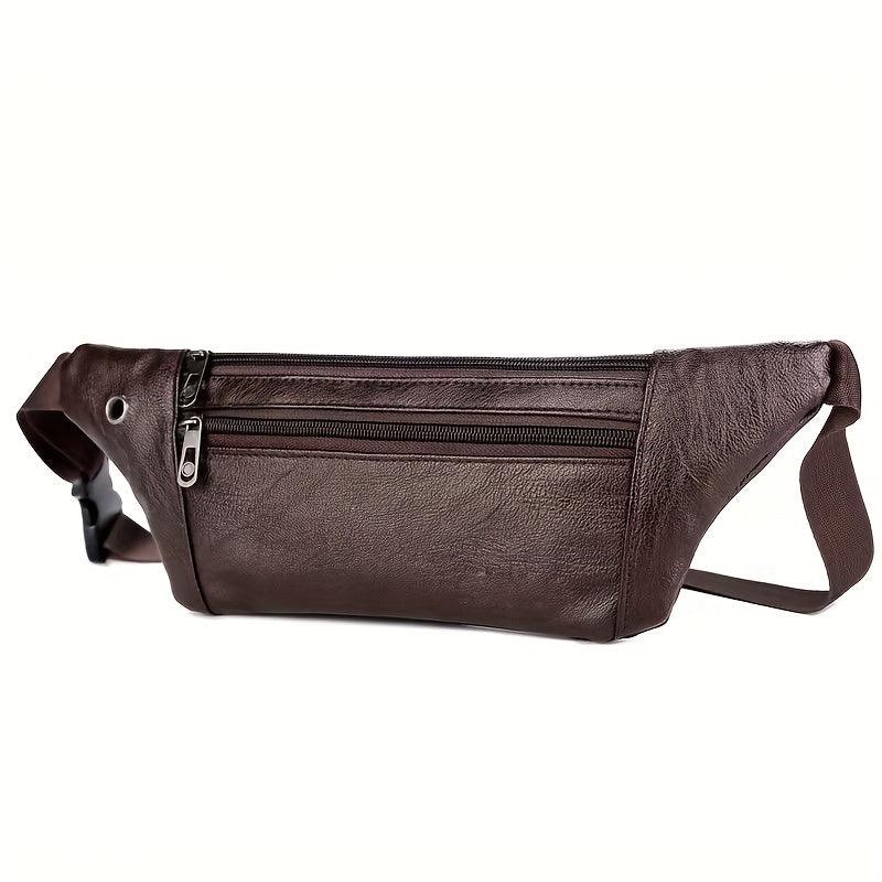 Men Waist Pouch Crossbody Chest Pack Water Resistant Outdoor Sports Travel