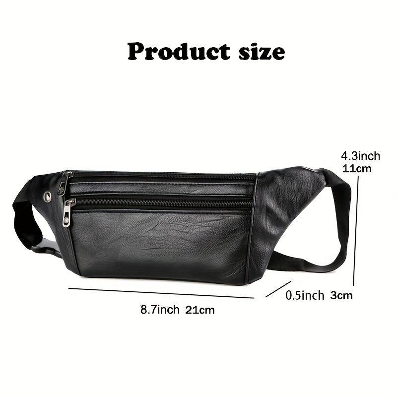 Men Waist Pouch Crossbody Chest Pack Water Resistant Outdoor Sports Travel