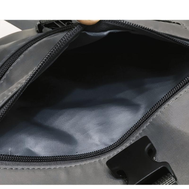Men's Messenger Bag Casual Chest Bag Street Style Single Shoulder Bag