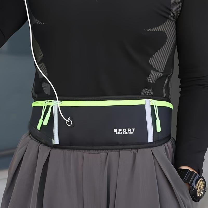 Nylon Sports Waist Bag Elastic Strap Belt for Hiking Travel