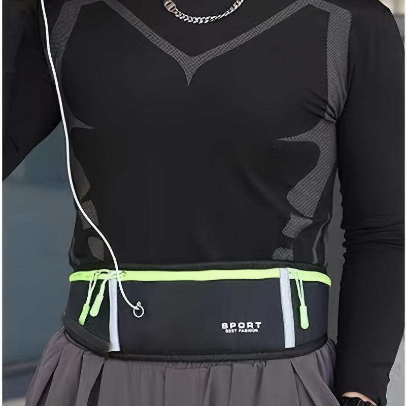 Nylon Sports Waist Bag Elastic Strap Belt for Hiking Travel