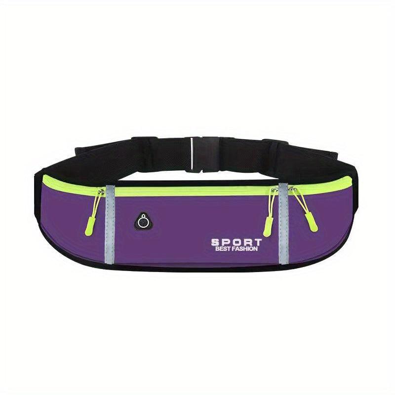 Nylon Sports Waist Bag Elastic Strap Belt for Hiking Travel