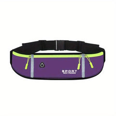 Nylon Sports Waist Bag Elastic Strap Belt for Hiking Travel