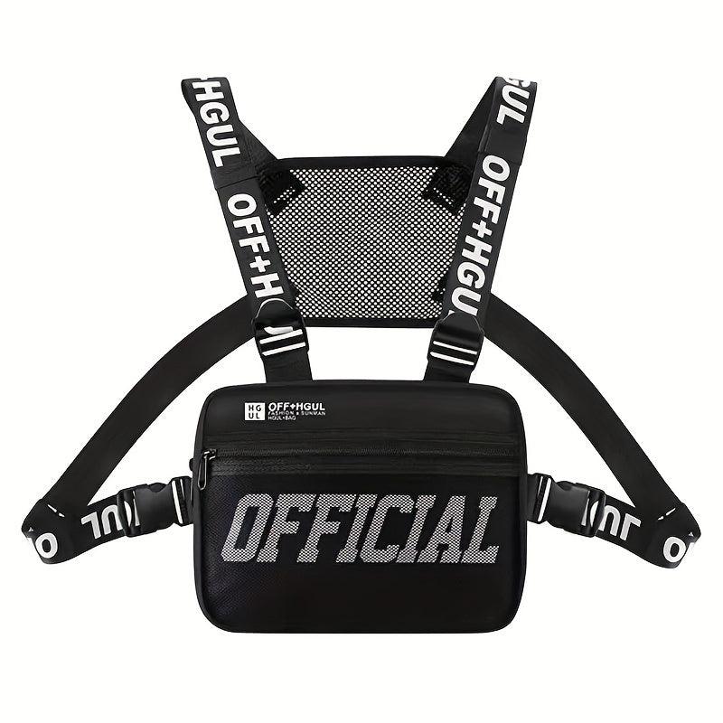 Men's Hip Hop Chest Bag Tactical Chest Rig Vest Bags
