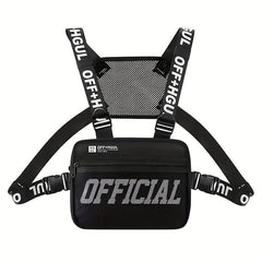 Men's Hip Hop Chest Bag Tactical Chest Rig Vest Bags