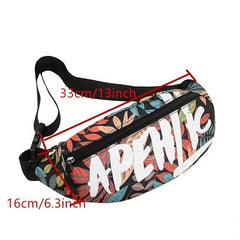 Men's & Women's Chest Bag Single Shoulder Bag Casual Waist Bag