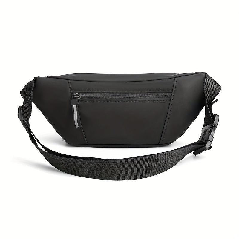 Functional Chest Bag w/ Earphone Hole for Sports & Phone, Lightweight Crossbody