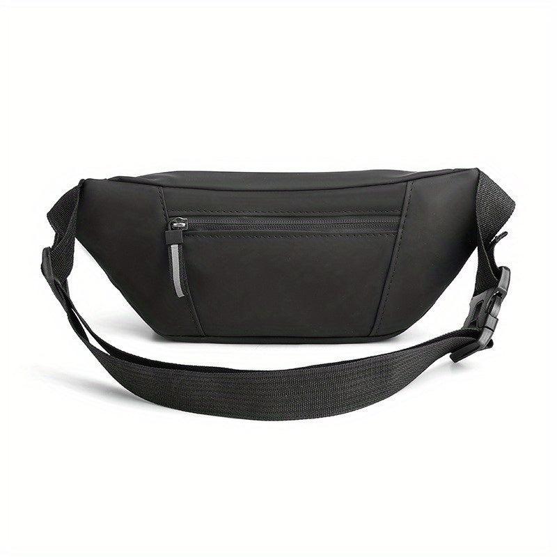 Functional Chest Bag w/ Earphone Hole for Sports & Phone, Lightweight Crossbody