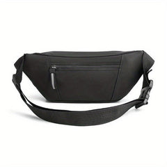 Functional Chest Bag w/ Earphone Hole for Sports & Phone, Lightweight Crossbody