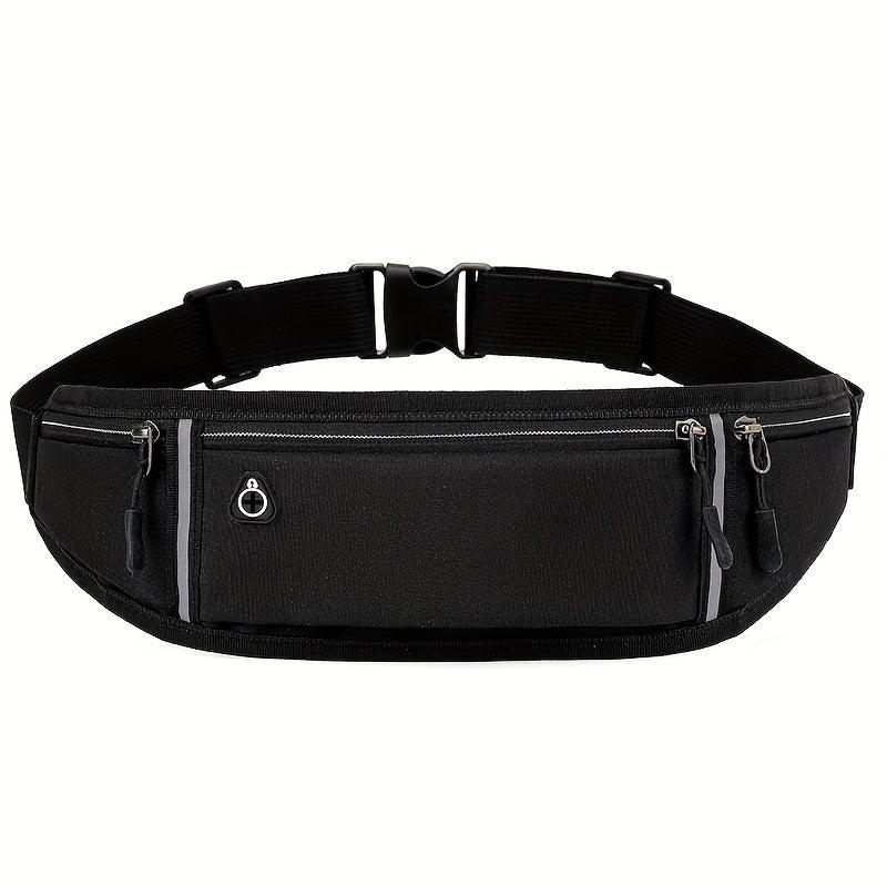 Sports Canvas Belt Bag Glow In The Dark Waist Bag Outdoor Sports Fanny Bag