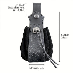 Viking Style Waist Bag Retro Medieval Pouch Coin Purse Phone Bag