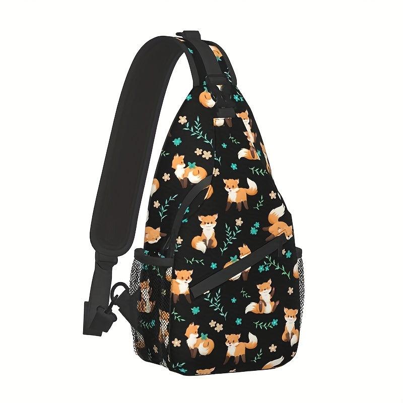 Men's Fox Crossbody Bag Diagonal Shoulder Bag