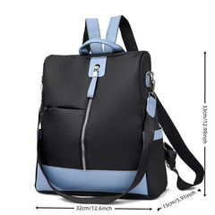 Stylish Colorblock Backpack for Women's Travel