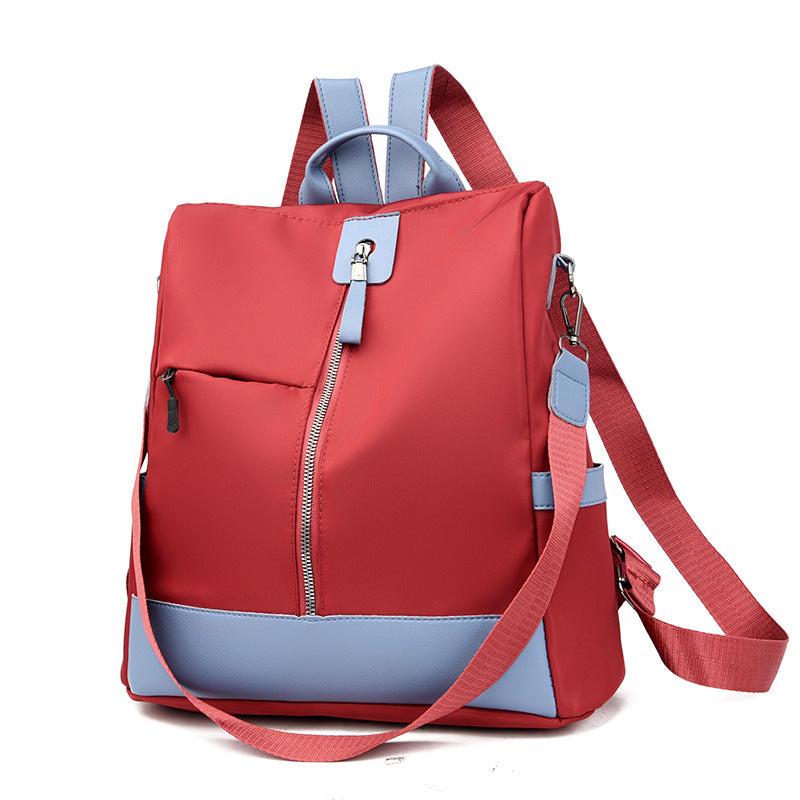 Stylish Colorblock Backpack for Women's Travel