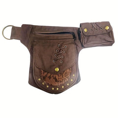 Canvas Sports Outdoor Waist Bag Travel Hiking Vintage Waist Bag