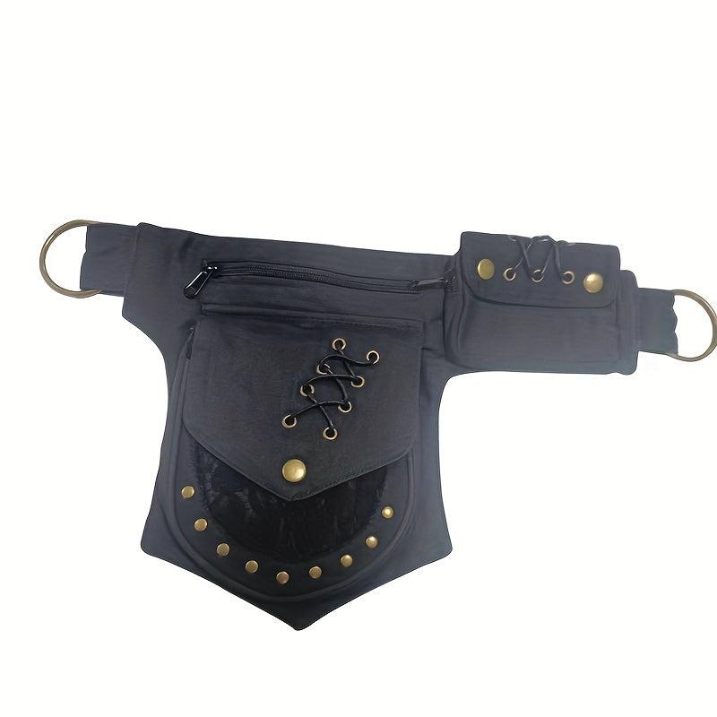 Canvas Sports Outdoor Waist Bag Travel Hiking Vintage Waist Bag