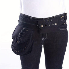 Punk Style Drop Leg Bag Fanny Pack Waist Bags Crossbody Bag