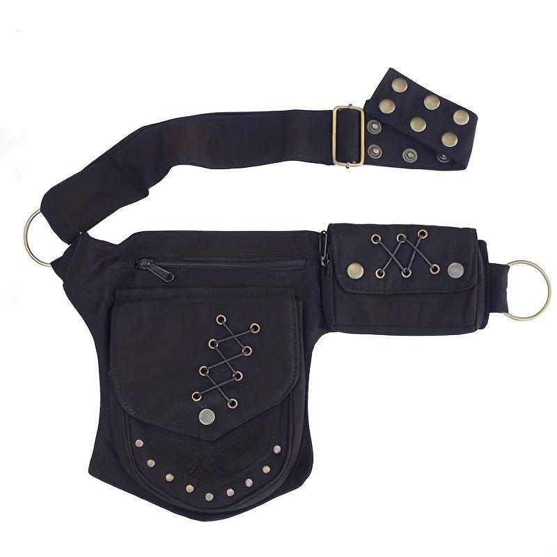 Punk Style Drop Leg Bag Fanny Pack Waist Bags Crossbody Bag