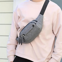 Casual Oxford Cloth Waist Bag Wear-resistant Chest Bag Shoulder B
