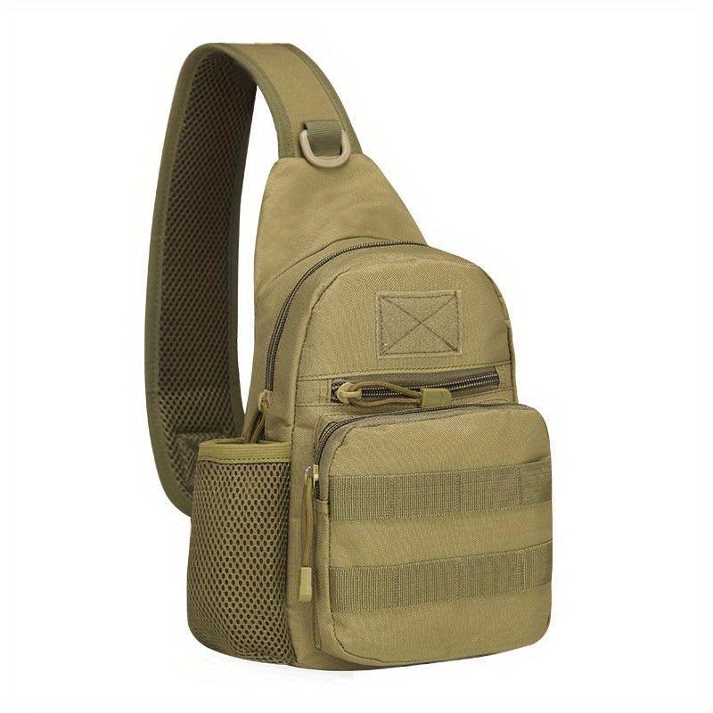 Tactical Shoulder Bag Multicam Camo Chest Bag Sling for Outdoor Travel Hiking