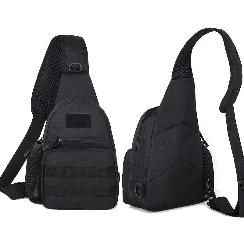 Tactical Shoulder Bag Multicam Camo Chest Bag Sling for Outdoor Travel Hiking