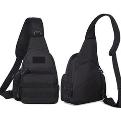 Tactical Shoulder Bag Multicam Camo Chest Bag Sling for Outdoor Travel Hiking