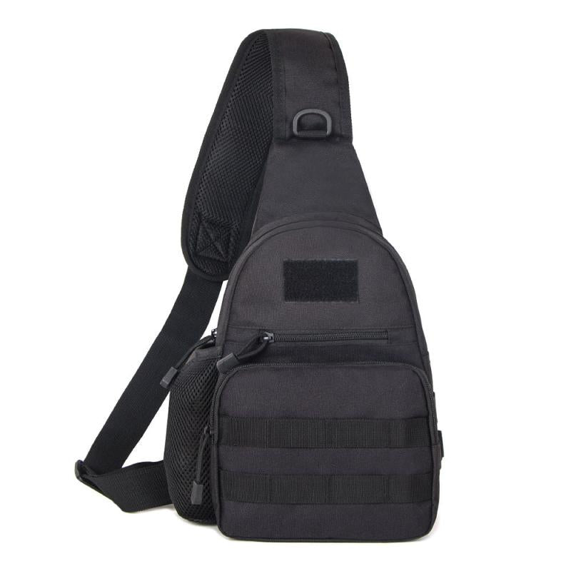 Tactical Shoulder Bag Multicam Camo Chest Bag Sling for Outdoor Travel Hiking