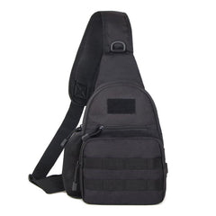 Tactical Shoulder Bag Multicam Camo Chest Bag Sling for Outdoor Travel Hiking