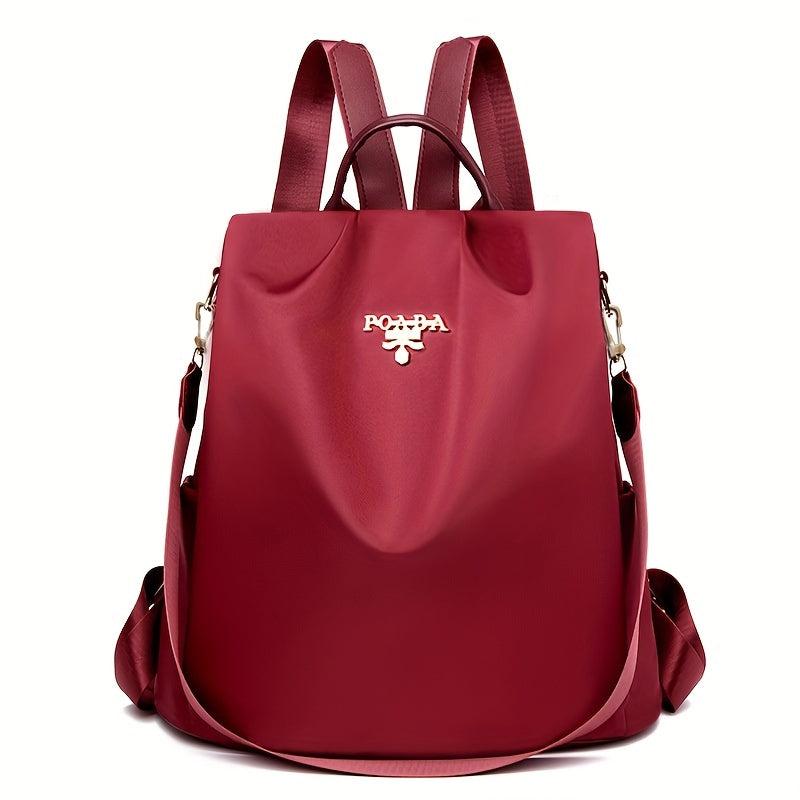 Colorblock Backpack Purse Two way Shoulder Bag
