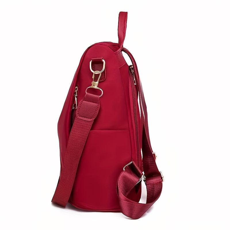 Colorblock Backpack Purse Two way Shoulder Bag