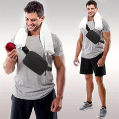 Unisex Mini Fanny Pack Waist Bag Adjustable Strap for Travel Hiking