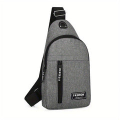 Men's Large Capacity Casual Chest Bag