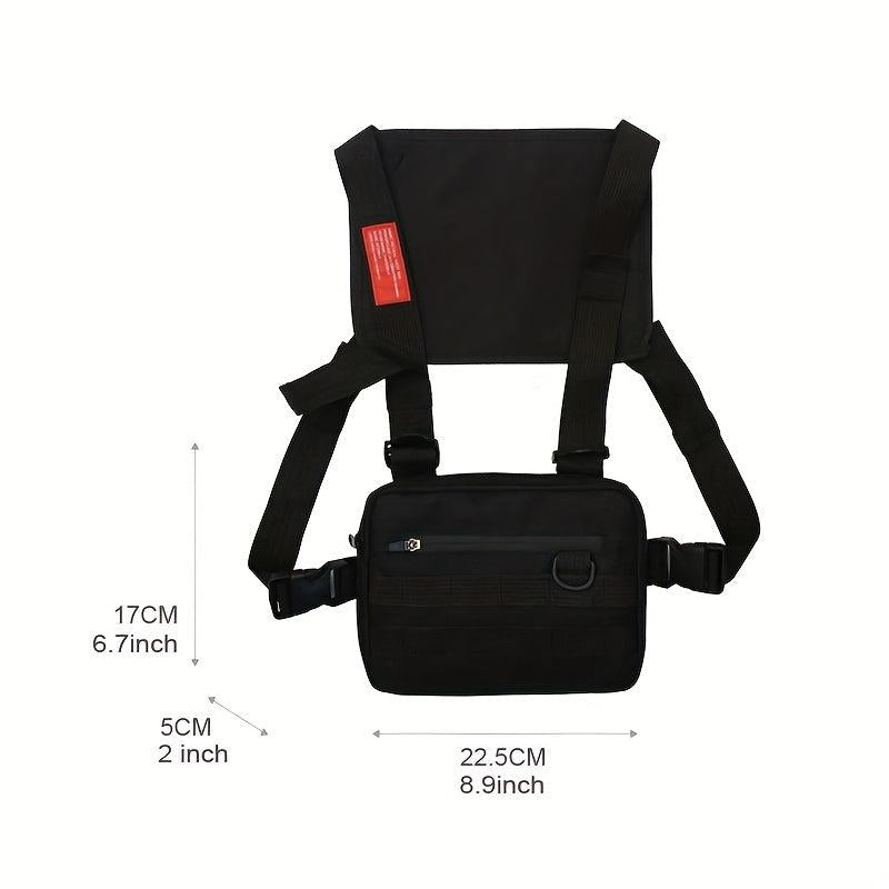Chest Front Pack Pouch Waist Bag Vest Carry Rig