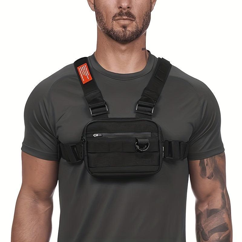 Chest Front Pack Pouch Waist Bag Vest Carry Rig