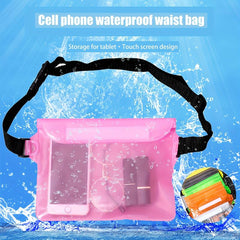 Swimming Waterproof Waist Bag Transparent Mobile Phone Bag