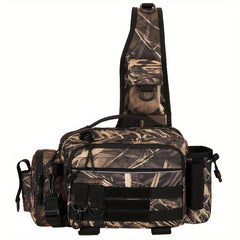 Camouflage Lure Bag Men's Waist Crossbody Fishing Rod Storage Backpack
