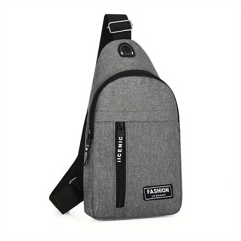 Men's Large Canvas Chest Bag All-match Style