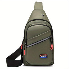 Large Capacity Men's Crossbody Chest Bag Waterproof Shoulder Sports Bag