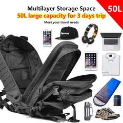 Army Tactical Backpack Waterproof Outdoor Rucksack