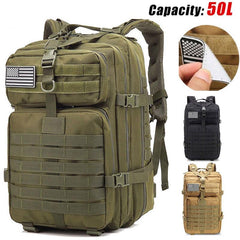 Army Tactical Backpack Waterproof Outdoor Rucksack