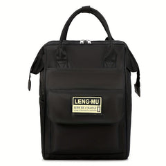 Colorblock Preppy School Backpack Large Capacity Laptop