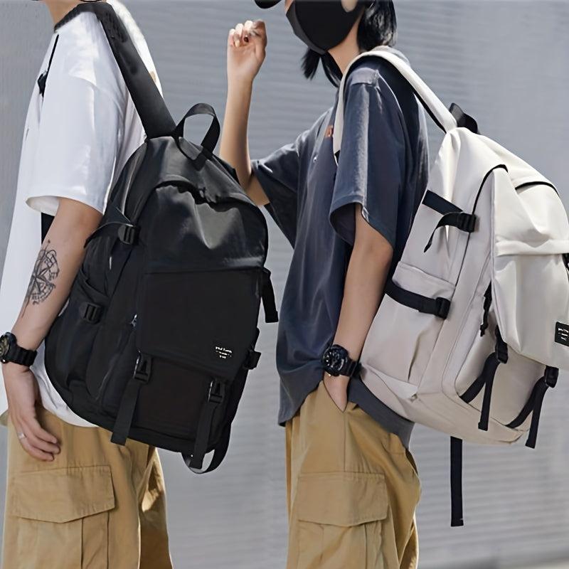 Stylish Large Capacity Backpack Waterproof Nylon Women's School Bag